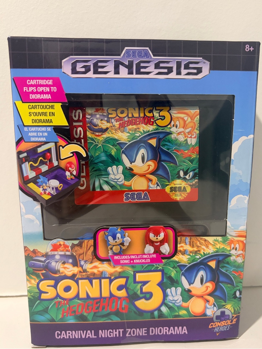 SEGA Genesis Sonic the Hedgehog 3 Carnival Night Zone Diorama - Blue